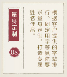 河池起名流程八